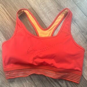 Nike Women's Vibrant Orange Sports Bra